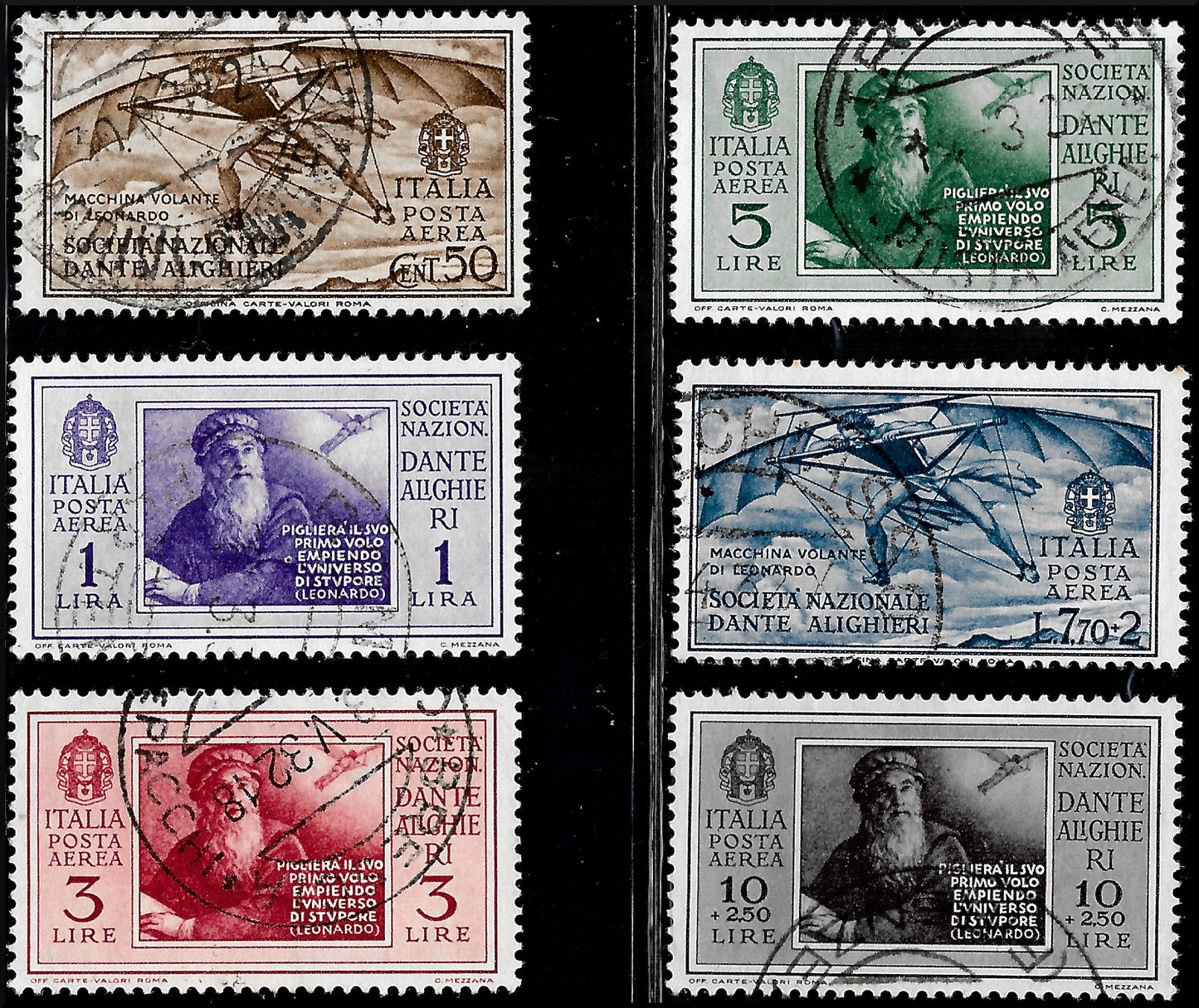 E7_179 - 1930/40 - Insieme di serie complete del Regno d'Italia usate, con qualche annullo di favore negli alti valori; di bella qualità e altissimo valore di catalogo.