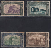 1930 – Virgilio, Diez recortes de un cartel publicitario sobre cartón grueso con una impresión perforada impresa en negro en el contorno y en diagonal la inscripción SAGGIO en mayúsculas.