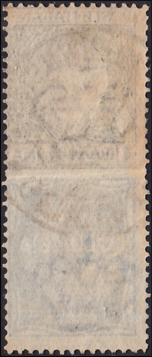 1930 – Virgilio, Ten cuttings of an advertising poster on thick cardboard with a perforated impression printed in black in the outline and diagonally the wording SAGGIO in block capitals.