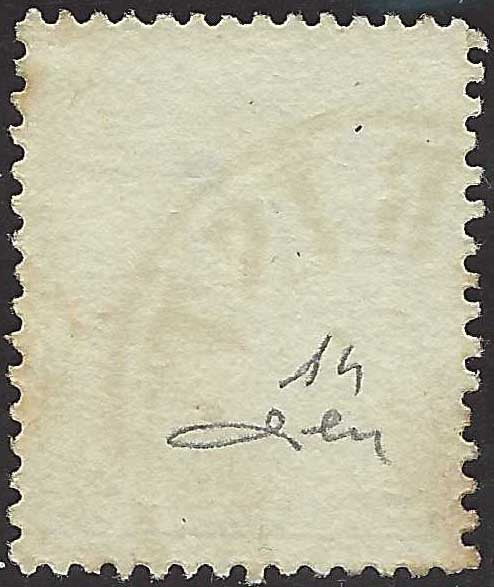 ECG119 - 1867/68 - Stemma con Leone rampante, 4s. azzurro usato (14)