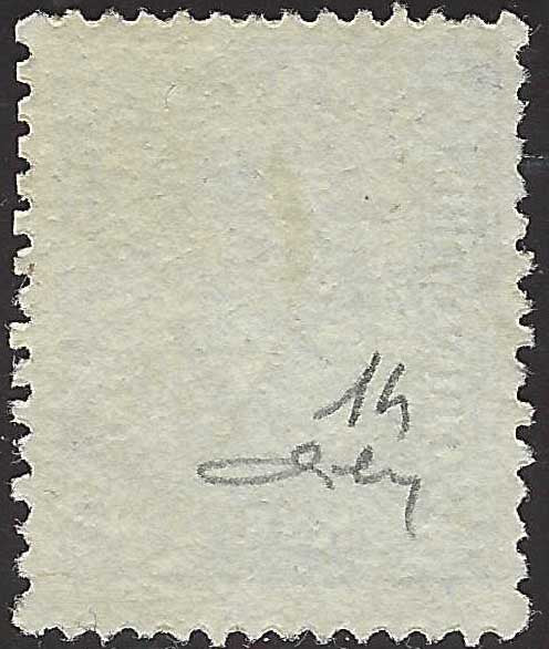 ECG120 - 1867/68 - Stemma con Leone rampante, 4s. azzurro usato (14)