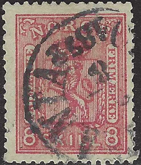 ECG123 - 1867/68 - Stemma con Leone rampante, 8s. rosa usato (15)