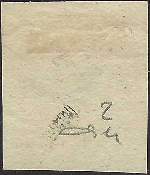 EC133 - 1852 - Effigie di Guglielmo III, 10c. rosa carminio usato (2)