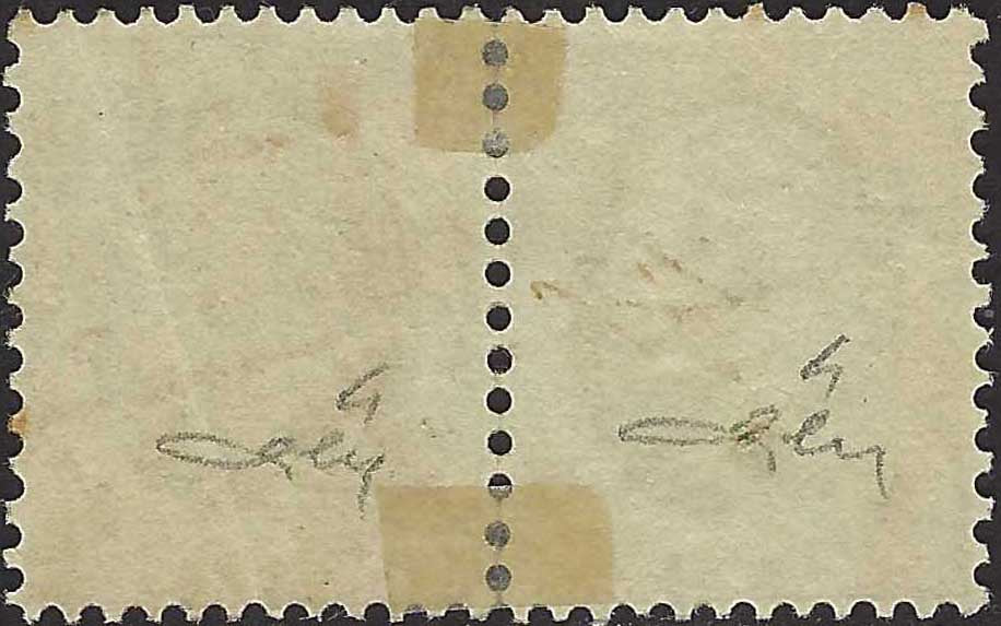 EC136 - 1864 - Effigie di Guglielmo III, emissione dentellata 5c. azzurro coppia orizzontale usata (4)