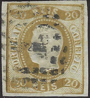 ECG160 - 1866/67 - Effigie di Luigi I, 20 reis bistro usato (19)