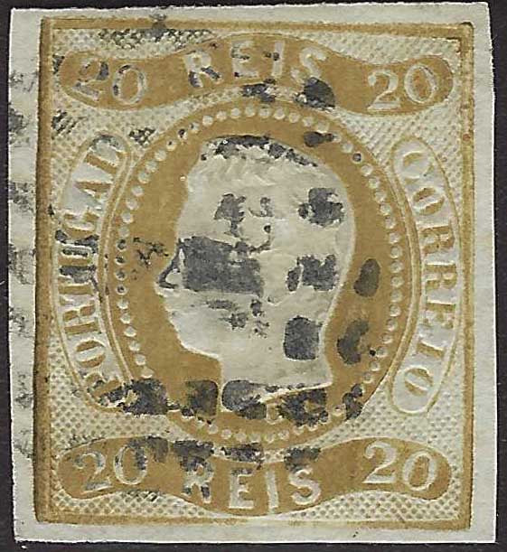 ECG160 - 1866/67 - Effigie di Luigi I, 20 reis bistro usato (19)