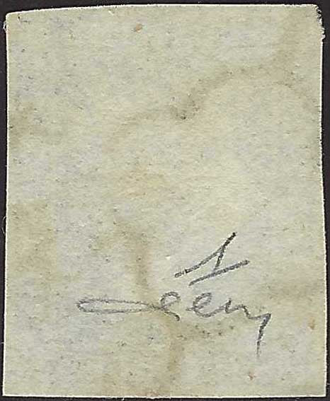 PV60_429 - 1859 - II Ausgabe II Typ 15 Soldi azurblau gebraucht mit österreichischem Stempel (32)