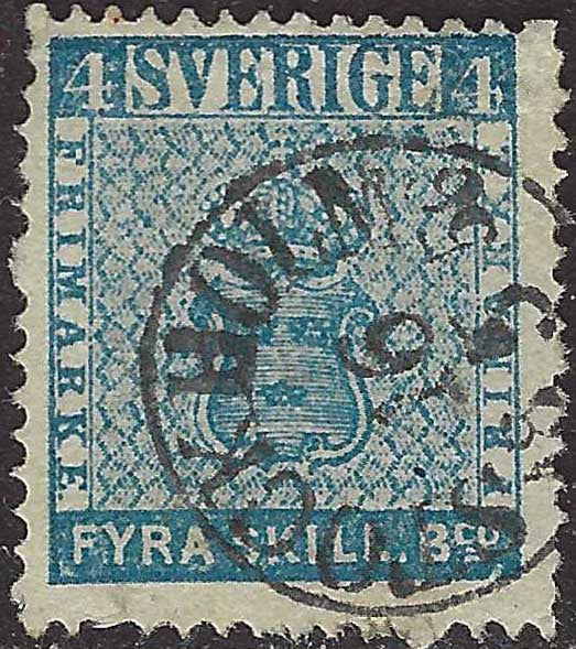PV60_429 - 1859 - 2nd issue 2nd type 15 soldi blue used with Austrian postmark (32)