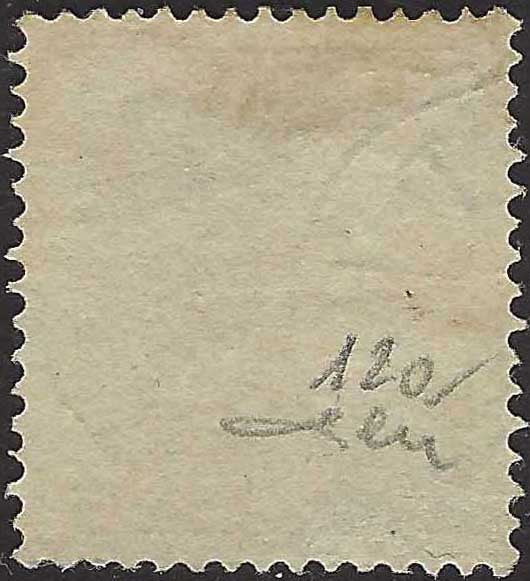 ECG198 - 1862/72 - Stemma, 3 öre bistro con disegno modificato usato (12)