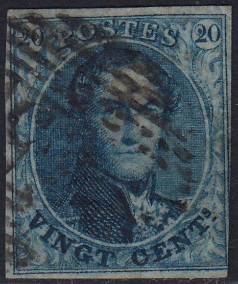 PV60_429 - 1859 - 2nd issue 2nd type 15 soldi blue used with Austrian postmark (32)