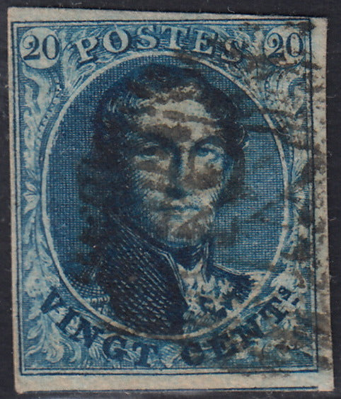 PV60_429 - 1859 - 2nd issue 2nd type 15 soldi blue used with Austrian postmark (32)