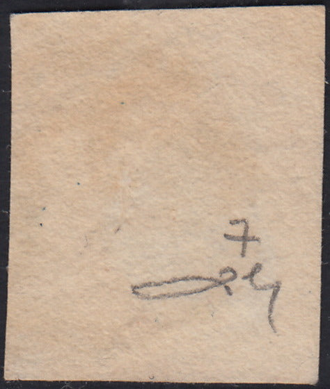 PV60_429 - 1859 - 2nd issue 2nd type 15 soldi blue used with Austrian postmark (32)
