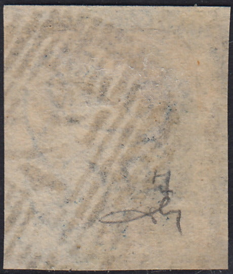 PV60_429 - 1859 - 2nd issue 2nd type 15 soldi blue used with Austrian postmark (32)