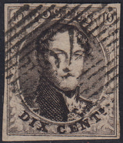PV60_429 - 1859 - 2nd issue 2nd type 15 soldi blue used with Austrian postmark (32)