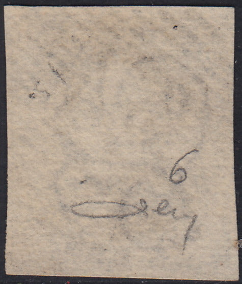 PV60_429 - 1859 - 2nd issue 2nd type 15 soldi blue used with Austrian postmark (32)