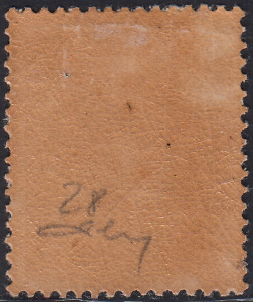 ECG254 - 1869/78 - Cifra, c. 5 ocra nuovo con gomma originale (28)