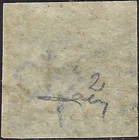 PV60_429 - 1859 - 2nd issue 2nd type 15 soldi blue used with Austrian postmark (32)