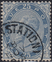 PV60_429 - 1859 - 2nd issue 2nd type 15 soldi blue used with Austrian postmark (32)