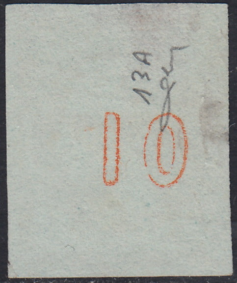 ECG70 - 1861 - Hermes, 2l. Bistro, dünnes Papier, Pariser Druck, gebraucht (2c)