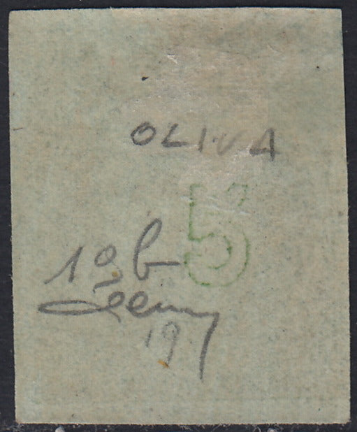 ECG70 - 1861 - Hermes, 2l. Bistro, dünnes Papier, Pariser Druck, gebraucht (2c)