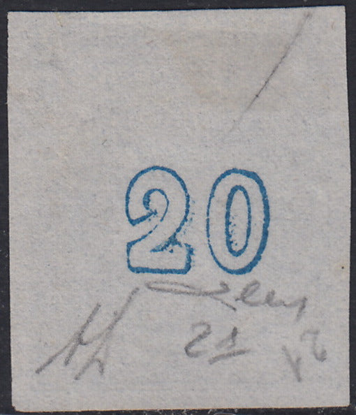 ECG70 - 1861 - Hermes, 2l. Bistro, dünnes Papier, Pariser Druck, gebraucht (2c)