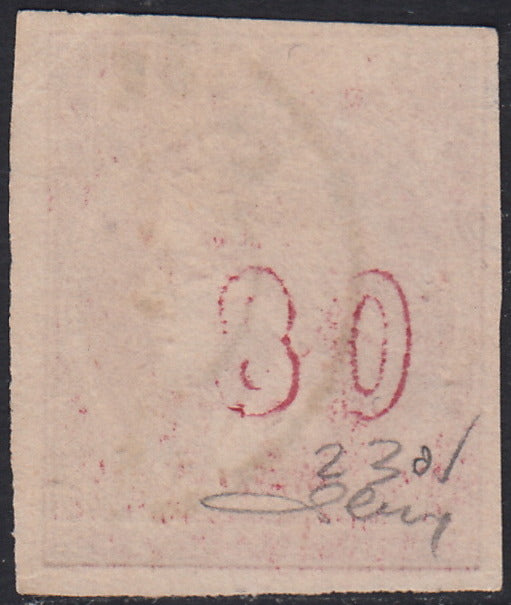 ECG70 - 1861 - Hermes, 2l. Bistro, dünnes Papier, Pariser Druck, gebraucht (2c)