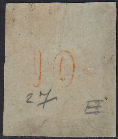 ECG70 - 1861 - Hermes, 2l. Bistro, dünnes Papier, Pariser Druck, gebraucht (2c)