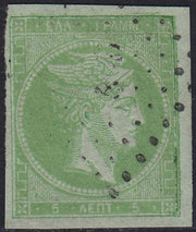 ECG70 - 1861 - Hermes, 2l. Bistro, dünnes Papier, Pariser Druck, gebraucht (2c)