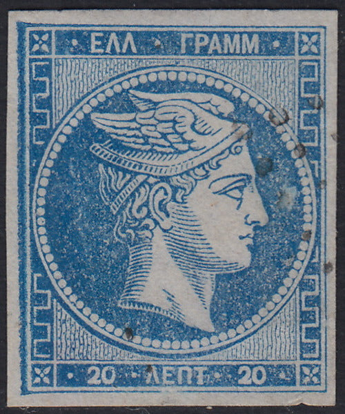 ECG70 - 1861 - Hermes, 2l. Bistro, dünnes Papier, Pariser Druck, gebraucht (2c)