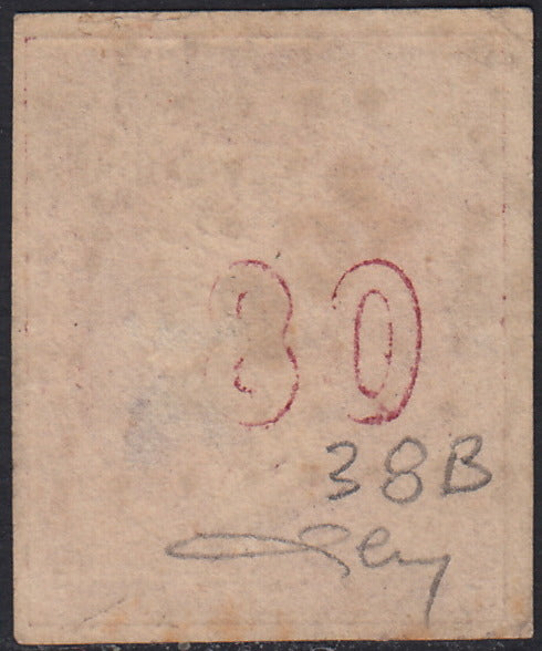 ECG70 - 1861 - Hermes, 2l. Bistro, dünnes Papier, Pariser Druck, gebraucht (2c)