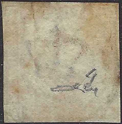 PV60_429 - 1859 - 2nd issue 2nd type 15 soldi blue used with Austrian postmark (32)