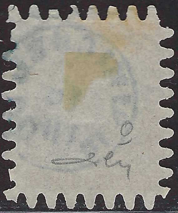 PV60_429 - 1859 - 2nd issue 2nd type 15 soldi blue used with Austrian postmark (32)