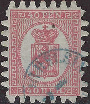 PV60_429 - 1859 - 2nd issue 2nd type 15 soldi blue used with Austrian postmark (32)