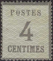 ECG78 - 1870 - Alsazia-Lorena, guerra del 1870/71, 4c. lilla grigio nuovo con gomma (3)
