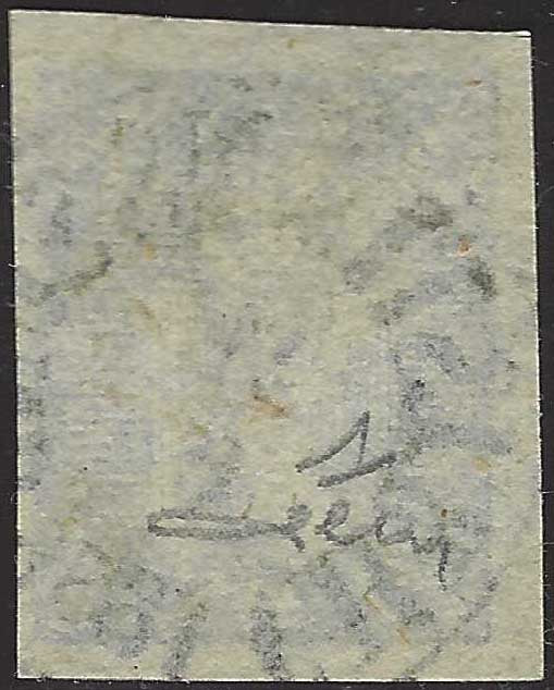 PV60_429 - 1859 - 2nd issue 2nd type 15 soldi blue used with Austrian postmark (32)