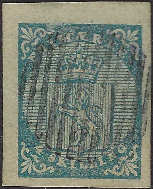 PV60_429 - 1859 - 2nd issue 2nd type 15 soldi blue used with Austrian postmark (32)