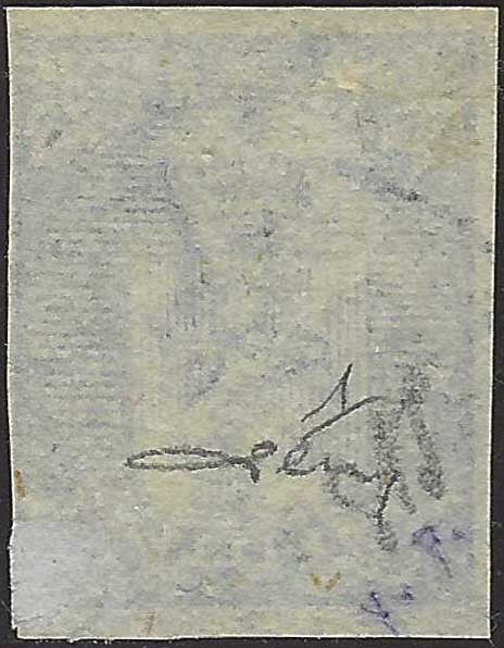 PV60_429 - 1859 - 2nd issue 2nd type 15 soldi blue used with Austrian postmark (32)