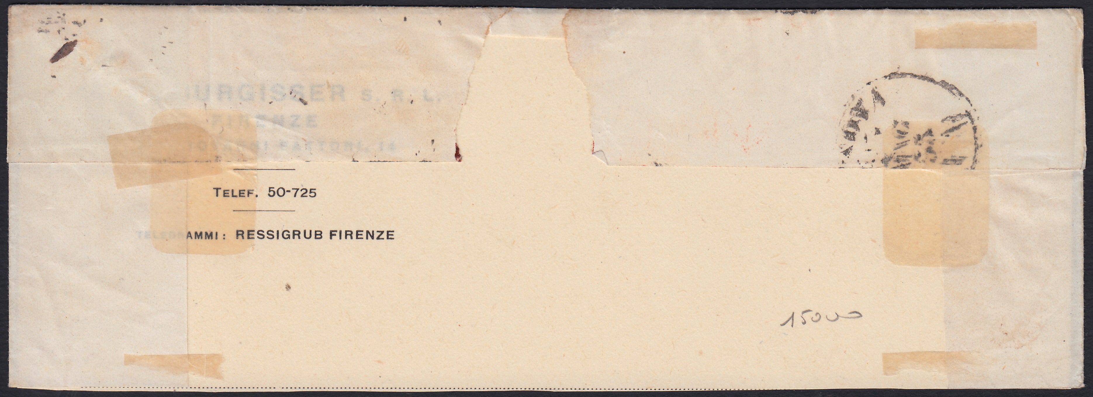 ES2512_17 - 1855 - III emissione c. 5 verde giallo coppia orizzontale + c. 20 azzurro su gran parte di lettera "Spezia Via di Mare" 25/5/55 (7 + 8)