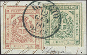 Lot 156 - Modena newspapers, 10c grey mint with intact gum (G4a)