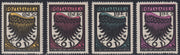 Egeo28 - 1932 - Stylized Wing, set of four values, perforation 14 1/4 new with intact rubber (30/33) 