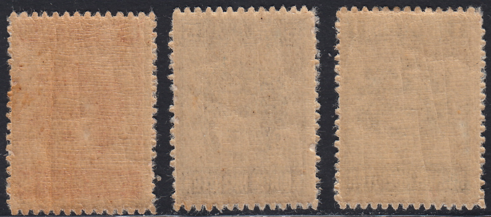 Egeo41 - 1912 - Autonomous Administration of the Aegean, Colossus of Rhodes series of three values ​​new intact rubber (1/3). 