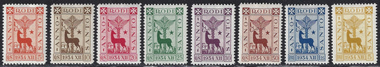 Italian colonies, Aegean, general issues, pictorial second complete series of 9 stamps ** (56/64) 