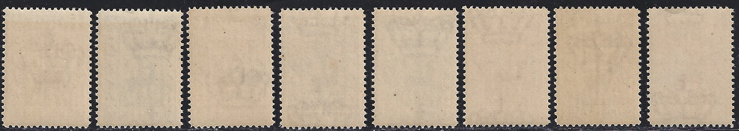 Italian colonies, Aegean, general issues, pictorial second complete series of 9 stamps ** (56/64) 