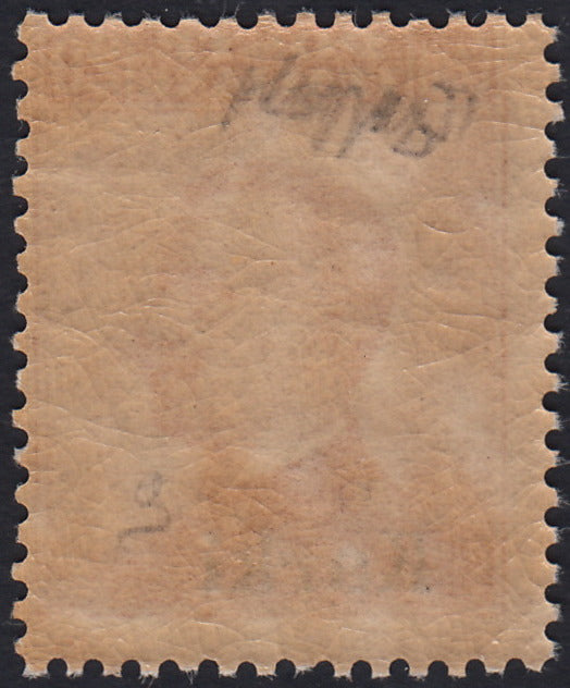 Egeo51 - 1917 - Francobollo di Regno c. 20 arancio soprastampati KARKI senza filigrana nuovo con gomma integra (9)