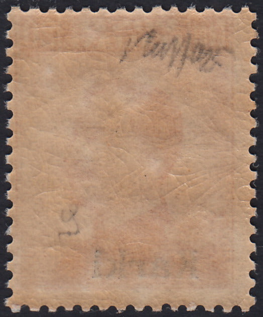 Egeo51 - 1917 - Francobollo di Regno c. 20 arancio soprastampati KARKI senza filigrana nuovo con gomma integra (9)