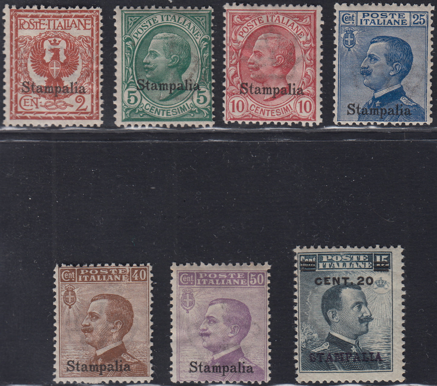 Egeo - Italian Eucharistic Congress, complete set of seven values ​​new intact rubber (30/36)