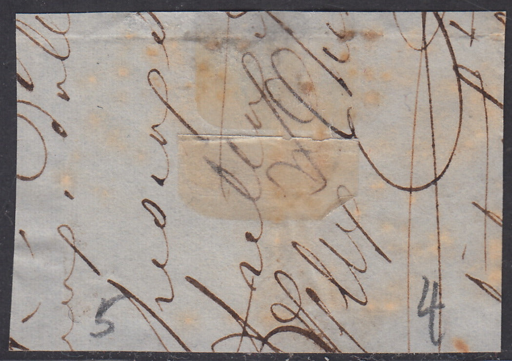 16-310 - 1857 Leone di Marzocco, 1 carmine cracy on white paper and wavy lines watermark, used (12)