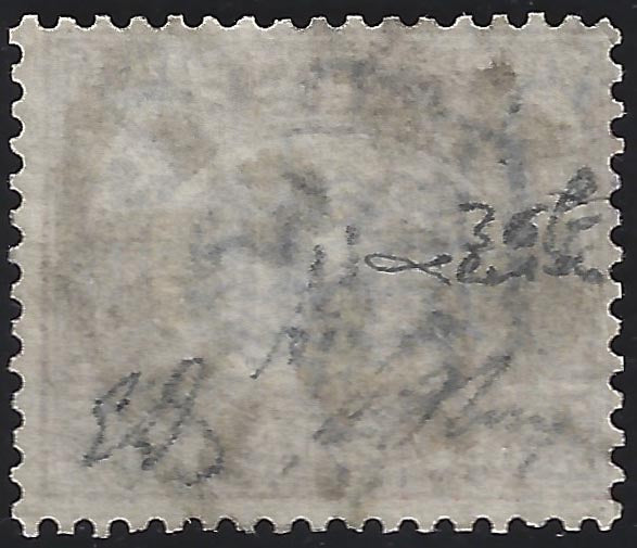 PV1976 - 1862 - Perforated issue c. 10 orange bistro used on small fragment (1g).