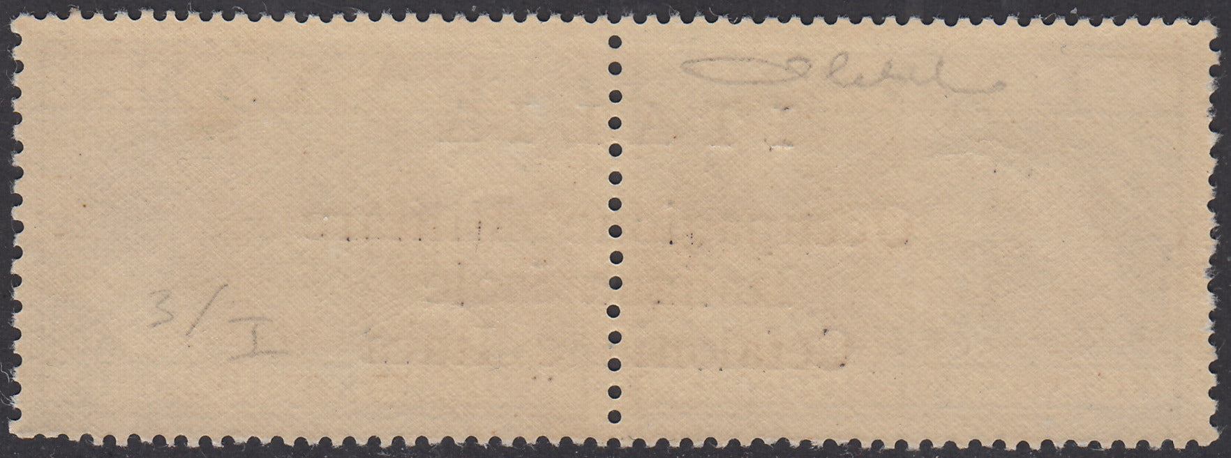 CEF19 - 1941 - Previdenza Soclale, 50 + 50 lepta verde con soprastampa "ITALIA / Occupagione Militare / Isole / Cefalonia e Itaca", I tavola posizione n. 3, nuova con gomma integra. (6).