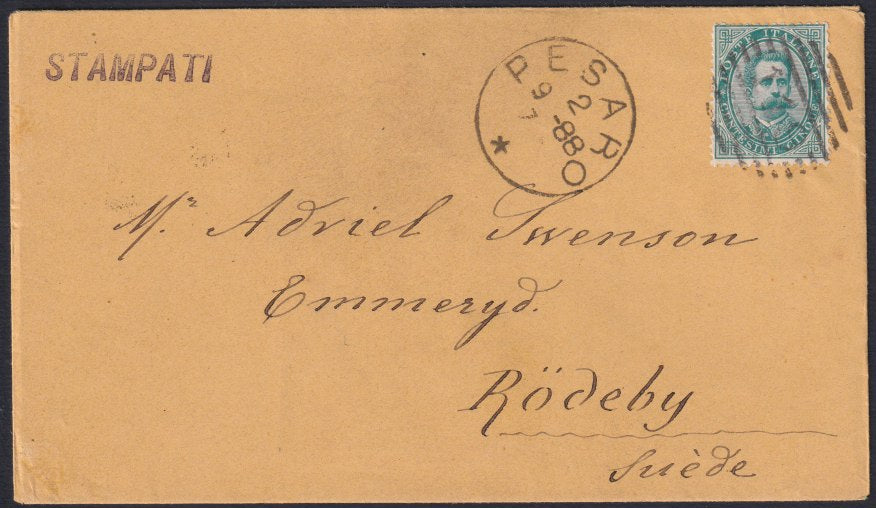 STORIA POSTALE - Regno D'Italia - Umberto I